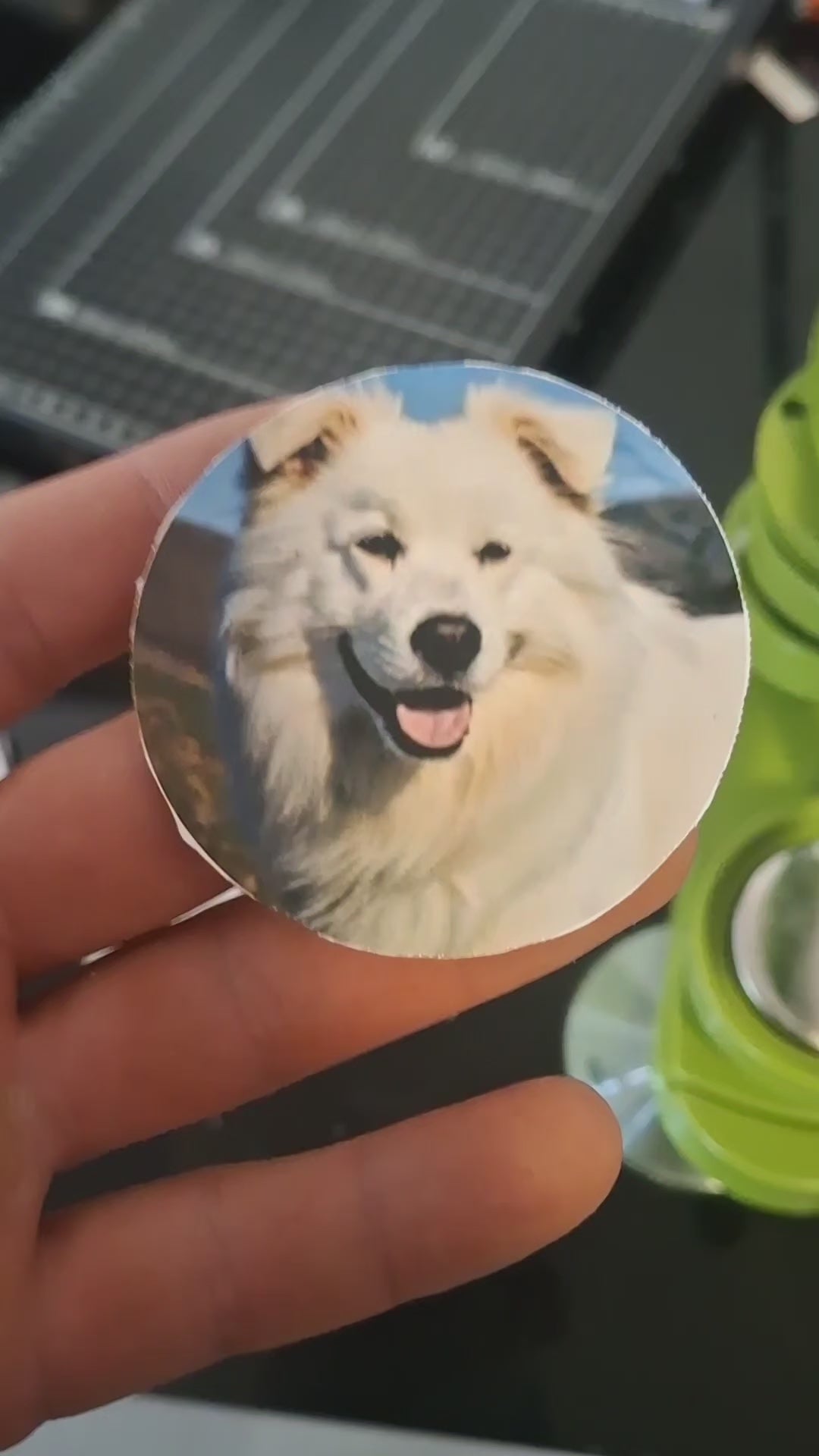 Custom Photo Button 58mm – Magnet, Keychain, Mirror, Bottle Opener